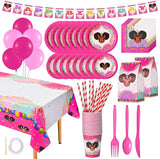 Favorite Faces Afro Puff Unicorn Birthday Party in a Box for 15