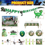 Dinosaur Birthday Party Supplies Decorations Include Backdrop