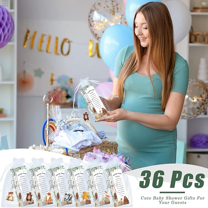 145 Pieces Woodland Baby Shower Favors for Guest Woodland Animals