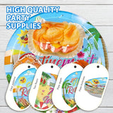 96Pcs Tropical Retirement Party Decorations Hawaiian Aloha