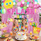 Summer Pool Beach Party Decorations, Splash Birthday Bash Party Suppli