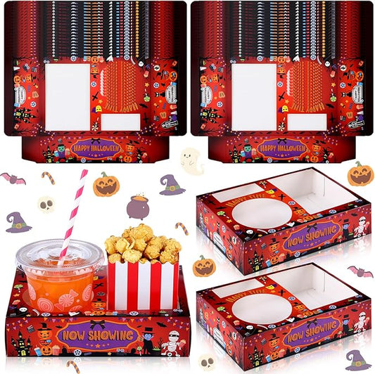 36 Pcs Movie Night Snack Trays Theater Snack
