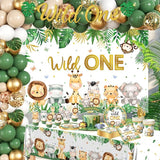 Wild Birthday Decorations Safari Birthday Decorations 277Pcs Wild