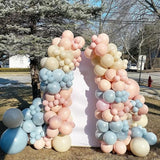Pink and Blue Balloons Gender Reveal Boy or Girl 12inch Pastel Light