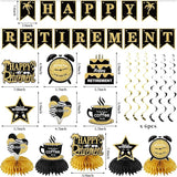 20PCS Happy Retirement Party Decorations Kit for Men Women Kuxriox