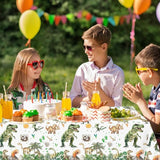 206 Pcs Dinosaur 2nd Birthday Party Supplies Green Dino Two Rex
