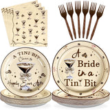 96Pcs Tiny Bit Bridal Shower Party Decorations A Bride In A Tiny Bit