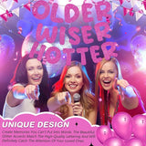 Fulmoon Set of 3 Pre Strung Older Wiser Hotter Glitter Banner Funny #1