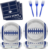 25 Guests Cowboys Football Party Plates and Napkins Supplies