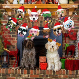 Dog Christmas Garland Dog Birthday Banner Puppy Themed Party