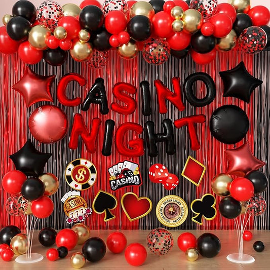 Casino Theme Birthday Party Decorations Las Vegas Casino Night Poker