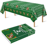 Super Game Bowl Party Decorations 2026 - Green Tablecloth for