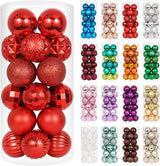 XmasExp 24ct Christmas Ornaments Shatterproof Christmas Ball