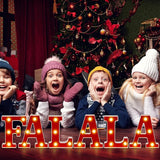 6 Pcs Falala Christmas Decorations Indoor Christmas Neon Lights up