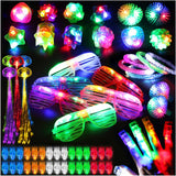 78PCs LED Light Up Toy Party Favors/Supplies Bulk Glow In The Dark For