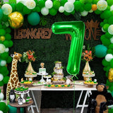 KatchOn, Giant Dark Green Number 7 Balloon - 40 Inch | 7th Birthday