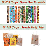 84 Pcs Jungle Safari Party Favors Set Wild Animals Set for Kids