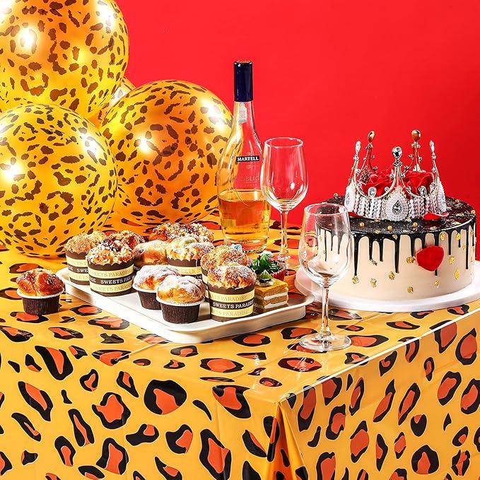 Animal Safari Tablecloth Jungle Animal Theme Tablecover Tiger Zebra