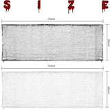 8 Pack Halloween Creepy Cloth 72 x 30 Inch Scary Spooky Fabric Cloth