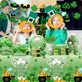 St Patrick's Day Party Supplies 142pcs St Patricks Plates and