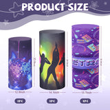 Mindsoft Set of 3 Kpop Theme Spandex Cylinder Stand Covers for Party,