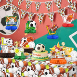 Sports Themed Party Decorations Kit Honeycomb Centerpiece for Sports