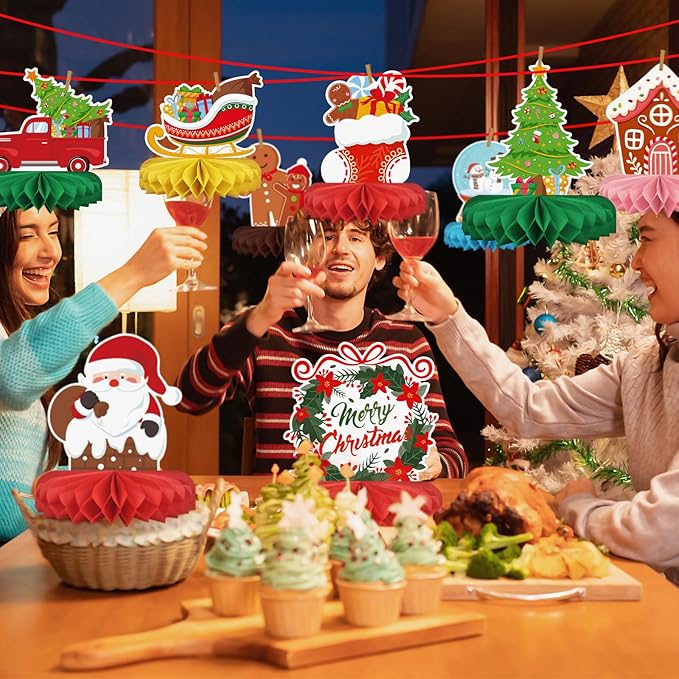Merry Christmas Party Decorations Bundle Includes Festive Christmas