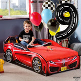KatchOn, Giant Checkered Number 9 Balloon - 40 Inch | Foil 9 Birthday