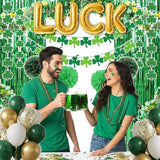76 Piece St Patricks Day Decorations Kit Party Favors Include Foil