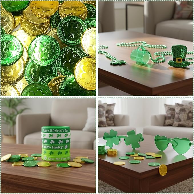 St Patricks Day Accessories 160 Pcs St Patricks Day Party Favors Set