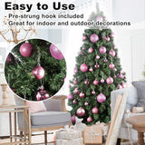 GameXcel 24Pcs Christmas Balls Ornaments for Xmas Tree - Shatterproof