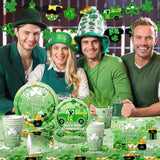 St Patrick's Day Party Supplies 142pcs St Patricks Plates and