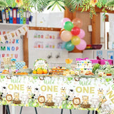 452 Pcs Wild One Birthday Party Decorations for 50 Safari Jungle