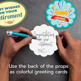Scapa Pro Retirement Photo Booth Props 36 pc Party Supplies for