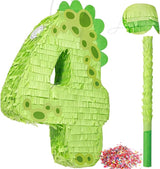 Poen 16 Inch Dinosaur Piñata Number 1 2 3 4 5 6 7 8 9 for Kids