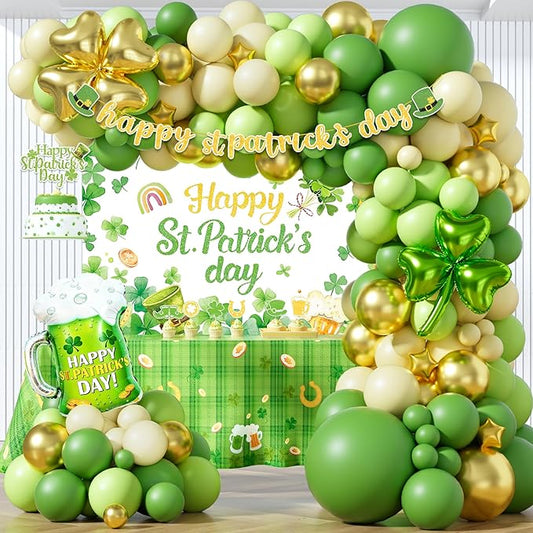 St Patrick's Day Party Decorations Kit for Kids and Adults Balloon