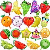 28 Pcs Summer Fruit Foil Aluminum Helium Balloons for Tutti Fruit