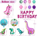 Party Spot! 150 pcs Dinosaur Birthday Party Supplies For Girls