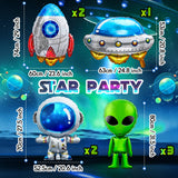 8 Pcs 31.5 Inch Inflatable Alien Balloons Alien Party
