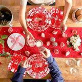 Valentine's Party Decorations 196 Pcs Valentines Plates and Napkins