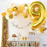 KatchOn, Giant Gold Number 9 Balloon - 40 Inch | Foil 9 Birthday