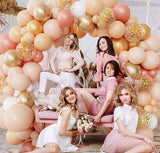 Ouddy Party Blush Balloons Arch Garland Kit, Different Sizes 12 10