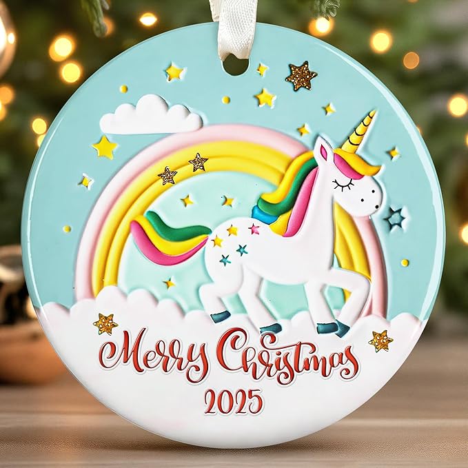 KATLADIZ Unicorn Ornament - Unicorn Gifts for Girls, Women - Cute