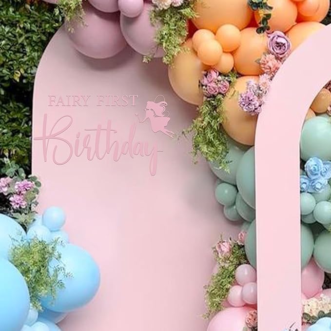 Fairy First Birthday Decal First Birthday Party Decorations Decal