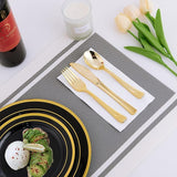 125 Count Halloween Dinner Plastic Plates Include 25 Disposable