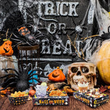 48 Pcs Halloween Party Supplies Movie Night Paper Snack Trays