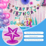 20Pcs Mermaid Party Decoration DIY Felt Under The Sea Table