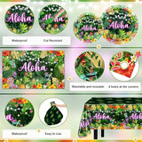 Hawaiian Aloha Party Decorations 204 Pcs Luau Party Decorations Kit