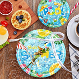150Pcs Summer Pool Party Supplies Beach Party Supplies Set 9 & 7