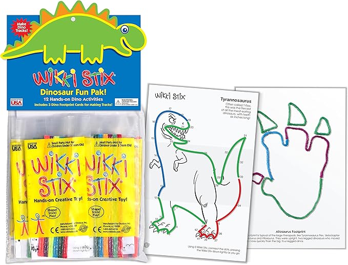 Dinosaur Party Favors 13 Favors for Goodie Bags Plus Dinosaur